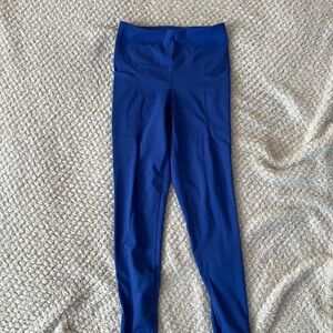 Blue High waist leggings